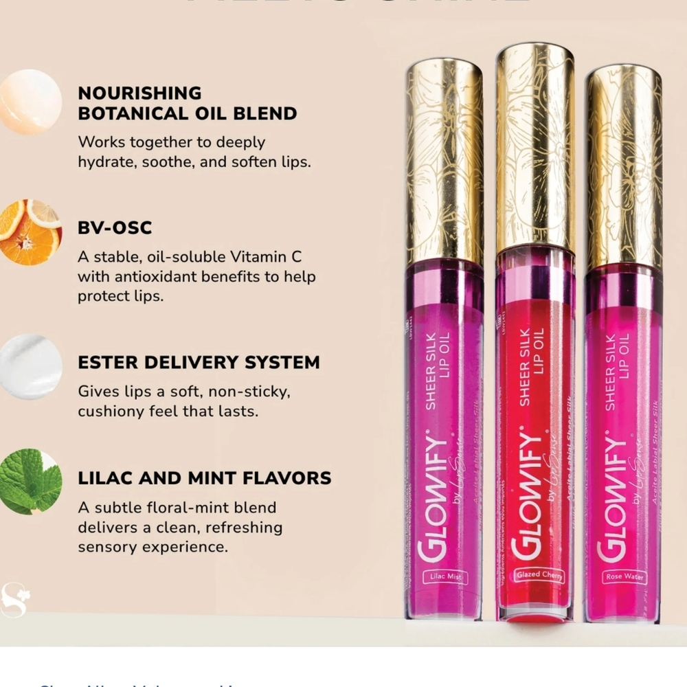 Silk Berry LipSence Glowify Sheer Silk Lip Oil - Picture 5 of 8